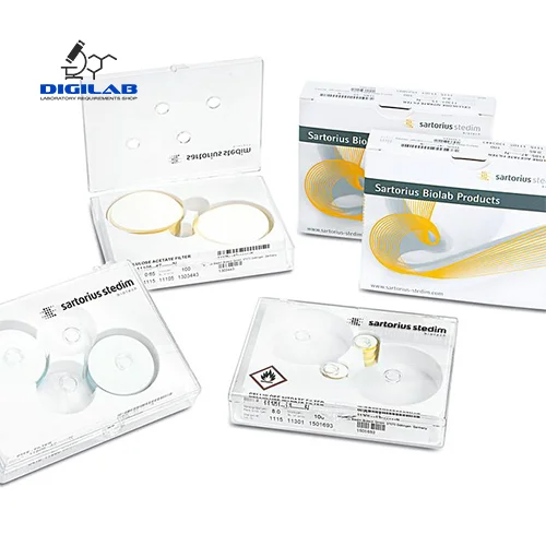 Regenerated cellulose (RC) Membrane Filter -Cellulose Nitrate (CN) Membrane Filter -Cellulose Acetate (CA) Membrane Filter -Hydrophobic PTFE Sartorius Filter -Sartorius Filter - Sartorius - فیلتر غشایی سلولز استات (CA) - فیلتر فیلتر غشایی،سارتریوس،فیلتر غشایی سارتریوس آلمان،فیلتر غشایی سارتریوس ،11302،11304،11306،11307،11807،11806،18406،18407،11107،11106غشایی سلولز نیترات (MCE/CN) - فیلتر غشایی تفلون (PTFE) - فیلتر غشایی سلولز احیا شده (RC)